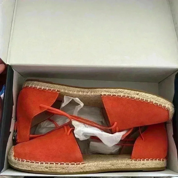 Eileen Fisher Lace Espadrille Wrap Sandals - Picture 2 of 13